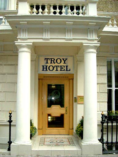 Troy Hotel, London hotels and bed and breakfast, cheap accommodation rates